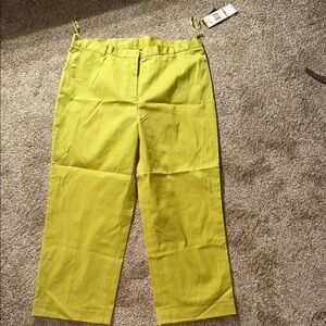 Jones New York Men's Vibrant Yellow Chinos